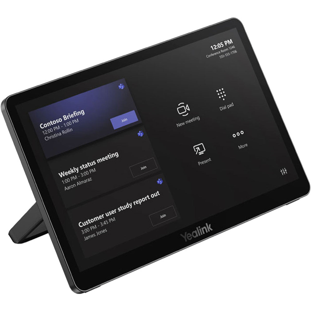 Yealink MCore PRO + MTouch‑E2 Mini PC & 8" IPS Touch Console for Microsoft Teams Rooms (Intel Core i5, 11th Gen)