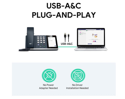 Yealink MP45 USB Teams Phone Desk Corded Phone