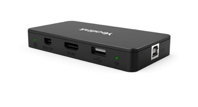 Yealink MShare E2 Screen Sharing Box Wired Content Sharing Adapter with HDMI,USB‑C, & USB2 Cables