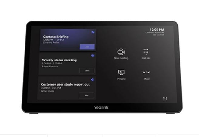 Yealink MTouch Plus 11.6 Inch 1080P Touch Panel with Multi‑Screen Control