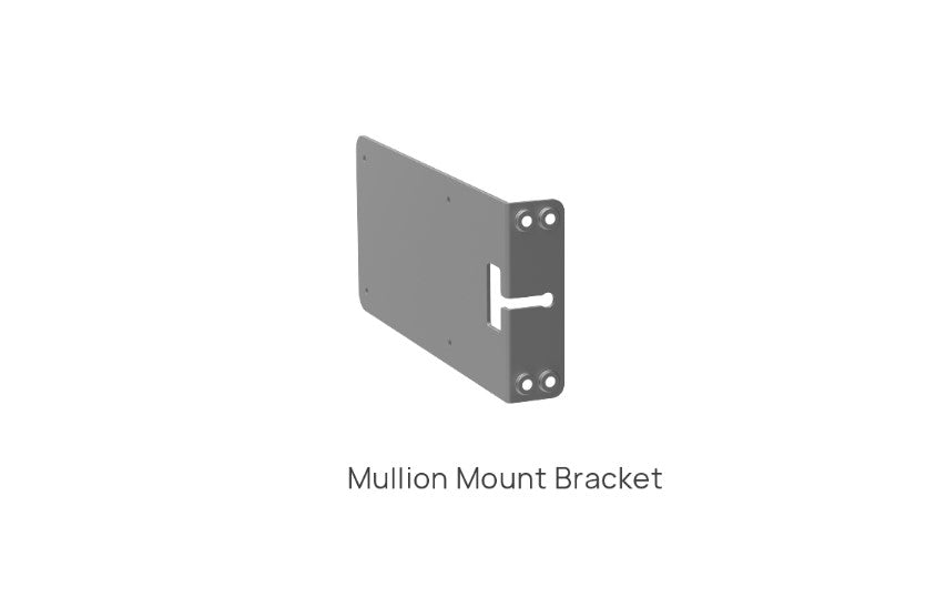 Yealink RoomPanel Mount Kits 0° Wall, 20° Wall & Mullion Mount Brackets