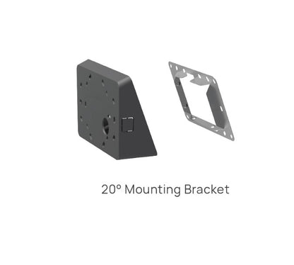 Yealink RoomPanel Mount Kits 0° Wall, 20° Wall & Mullion Mount Brackets