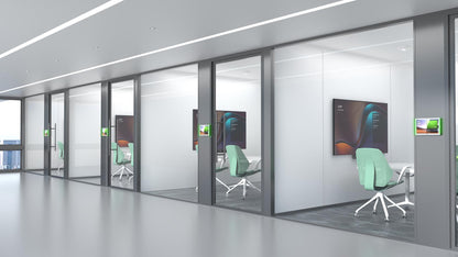 Yealink RoomPanel Plus E2 10.1‑Inch Android 13 with Anti‑Fingerprint Multifunctional Meeting Room Scheduling Panel