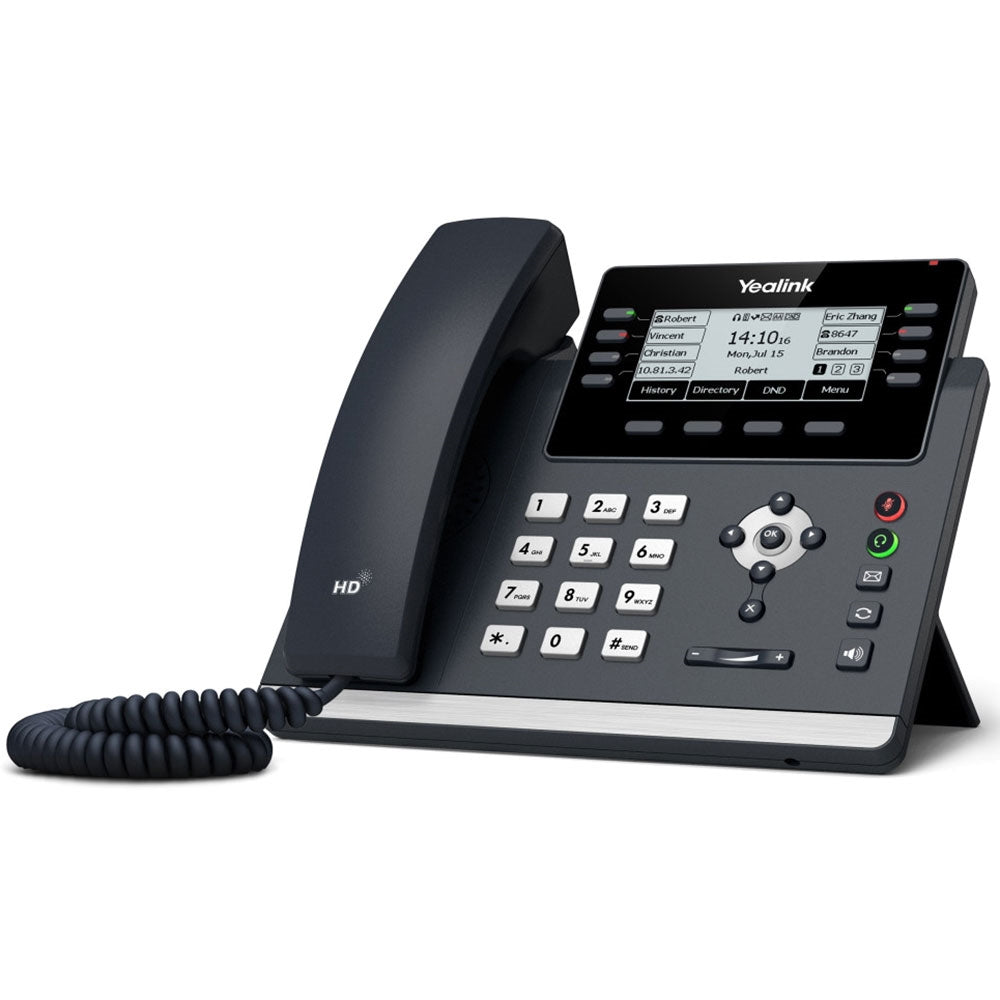 Yealink T43U 12‑Line IP Phone with 3.7" Graphical LCD
