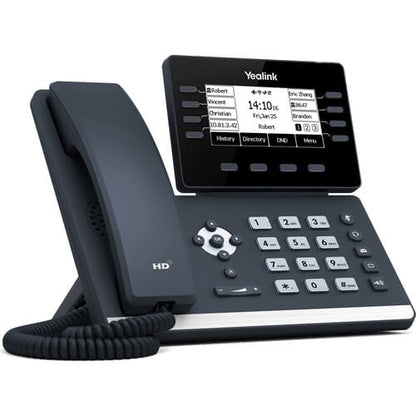 Yealink SIP‑T53W 12‑Line IP HD Phone with 3.7" Greyscale LCD