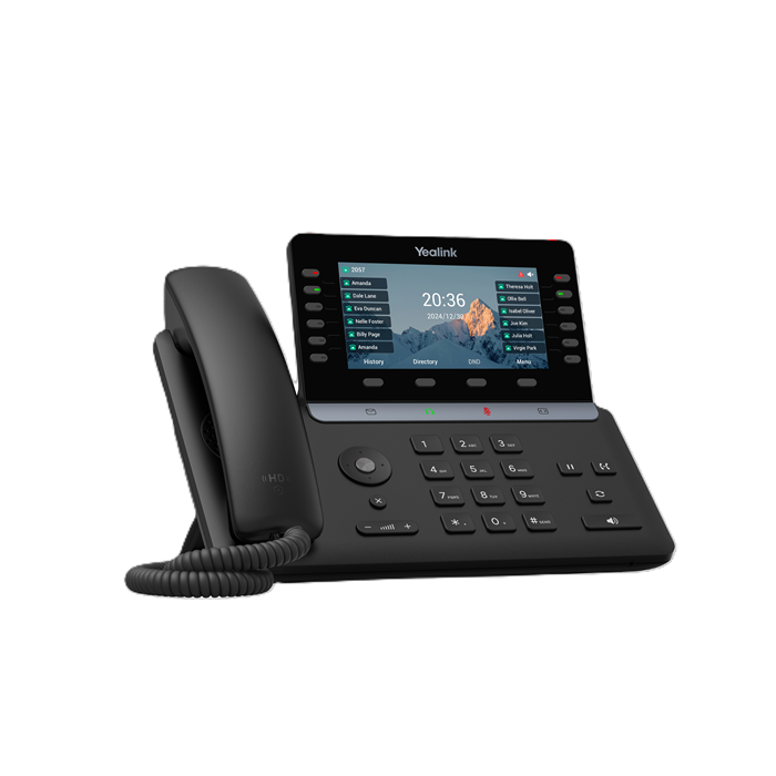 Yealink SIP‑T85W 16‑Line IP Phone with 5.5" Color Display & HD Voice