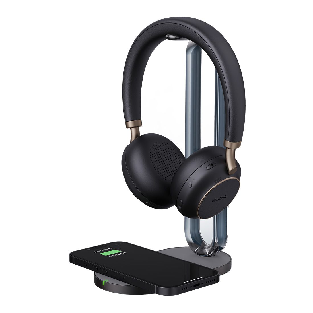 Yealink BH76 Teams ANC Bluetooth Headset with Charging Stand