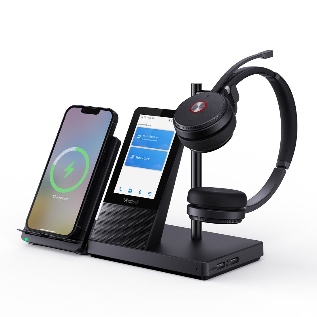 Yealink WH66 Dual UC Workstation DECT Wireless Headset