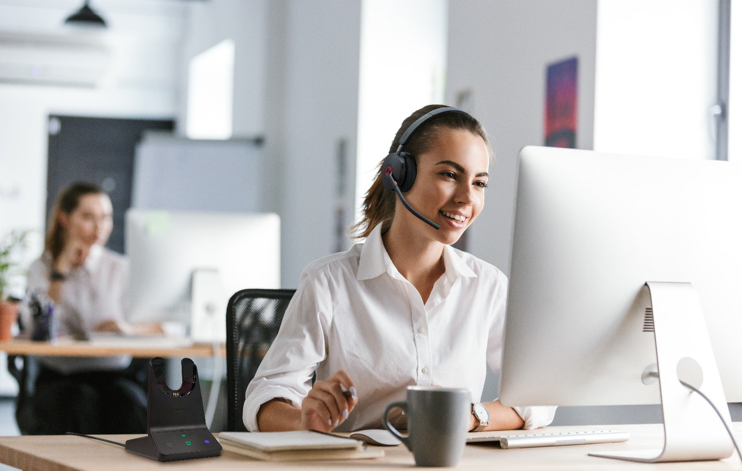 Yealink WH68 Hybrid Dual Teams DECT & Bluetooth Wireless Headset