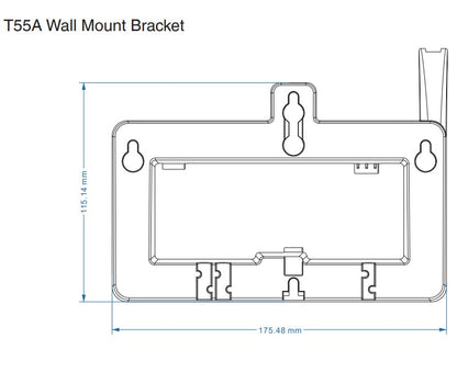 Yealink WMB‑T55A Wall Mount Bracket for Yealink T55 IP Phone