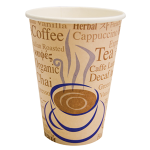 Livingstone Paper Cup Hot & Cold 237ml 50/Pack 1,000/Carton - Brown