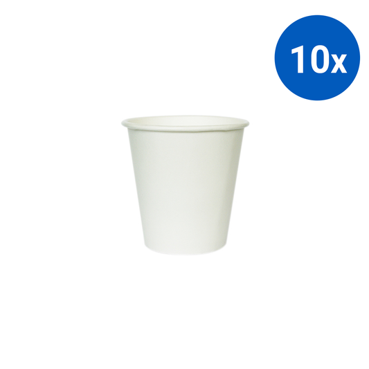 Livingstone Paper Drinking Cups 200ml 50/Bag 20 Bags/Carton 1000/Carton - White x10