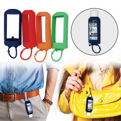 Livingstone Jelly Wrap Silicone Hanging Strap for Livingstone Sanitiser Gel 70ml - Blue x210