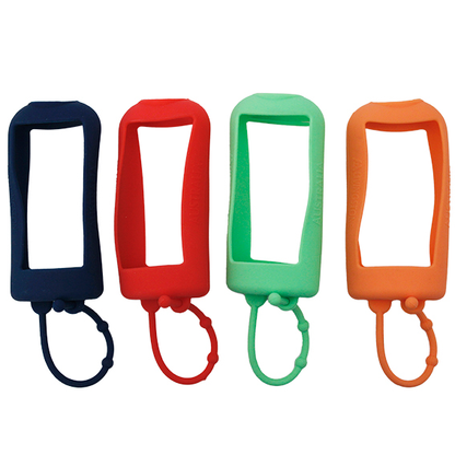 Livingstone Jelly Wrap Silicone Hanging Strap for Livingstone Sanitiser Gel 70ml - Red x210