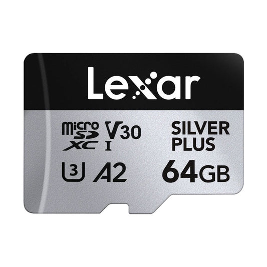Lexar Professional Silver Plus V30 MicroSDXC UHS-I Card 64GB