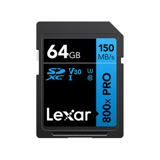 Lexar High-Performance 800x PRO SDHC/SDXC UHS-I Card 64 GB - Blue