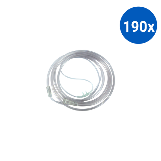 Livingstone Twin Nasal Oxygen Cannula Soft Tip Infant 2m Oxygen Tube - White x190