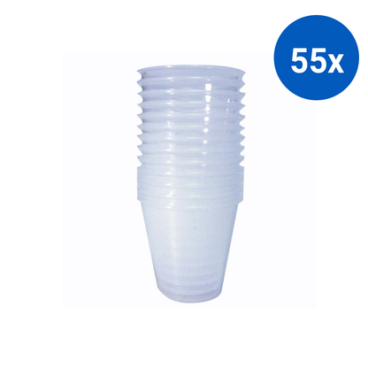Livingstone Medicine Medication Measure Tumbler 60ml Grad 10ml 20 Pcs/Pack - Clear x55