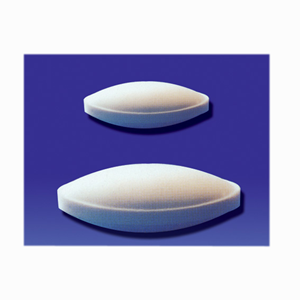 Livingstone Magnetic Stirrer Bar Oval Without Pivot 15mm x 6mm PTFE Coated Chemical Resistant Lab Tool - White x100