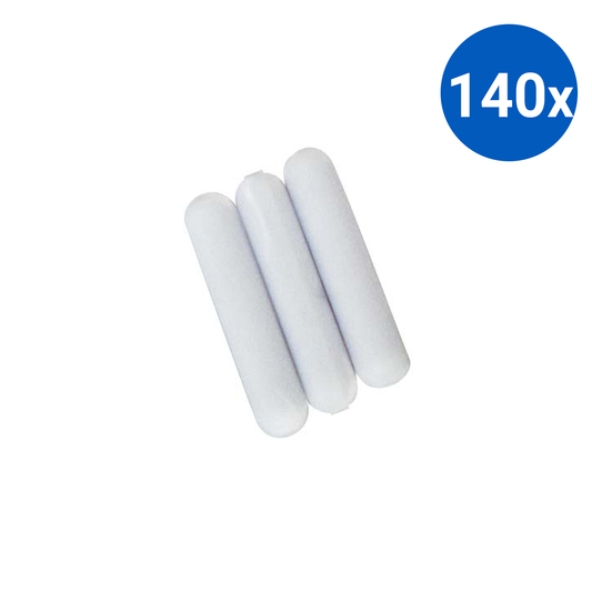 Livingstone Magnetic Stirrer Bar Cylindrical without Pivot 20mm x 6mm - White x140