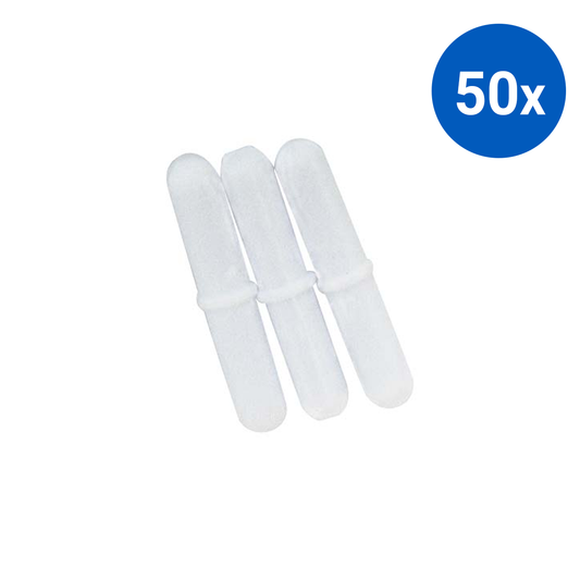 Livingstone Magnetic Stirrer Bar Cylindrical with Pivot 60mm x 10mm - White x50
