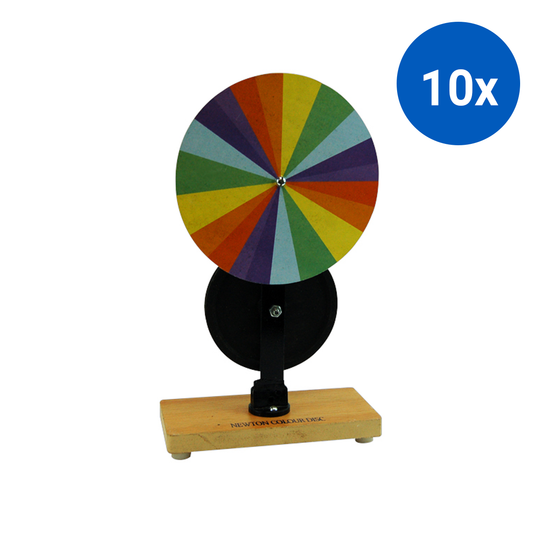 Newton's Color Disc with Whirling Unit 135mm Wheel Diameter - Raibow x10