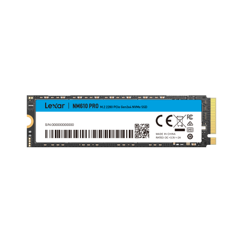 Lexar NM610PRO M.2 2280 PCIe Gen3x4 NVMe SSD 1 TB