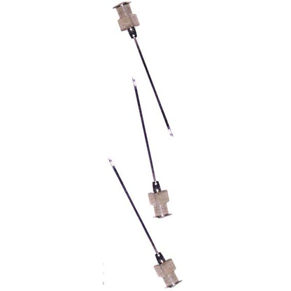 Livingstone Reusable Needles Luer Lock Gauge 23 x 100mm Stainless Steel - Silver x45