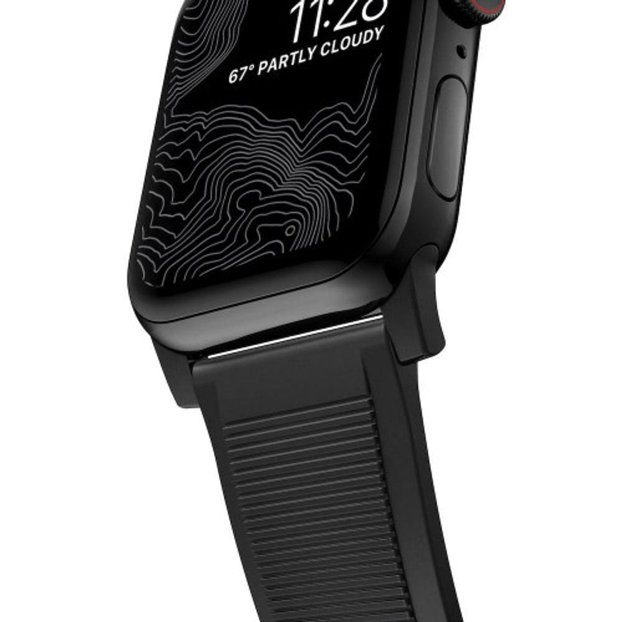 Nomad Rugged Strap Apple Watch 42/44/45/Ultra 49mm - Black hardware