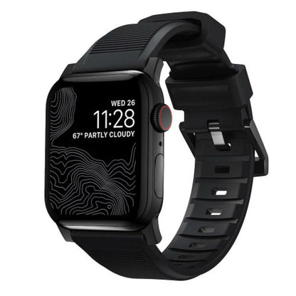 Nomad Rugged Strap Apple Watch 42/44/45/Ultra 49mm - Black hardware