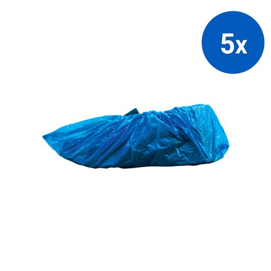 Livingstone Shoe Cover Overshoes Recyclable 21gsm 100/Bag 1000/Carton - Blue x5