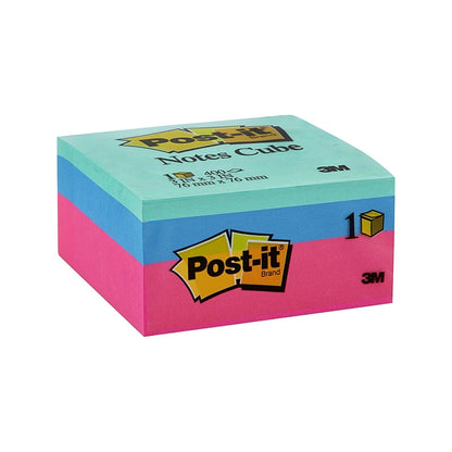 Post‑It Memo Cube 76 x 76mm Assorted Colours