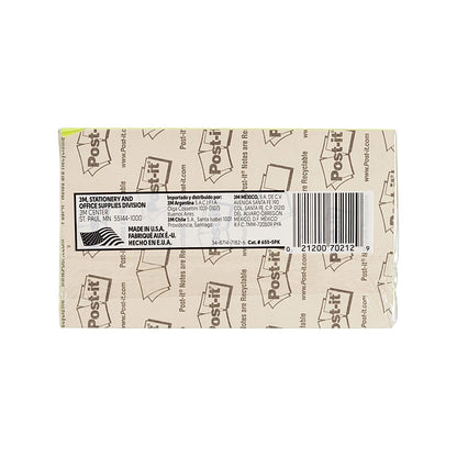 Post‑It Notes Assorted Colours 76 x 127mm 5‑Pack