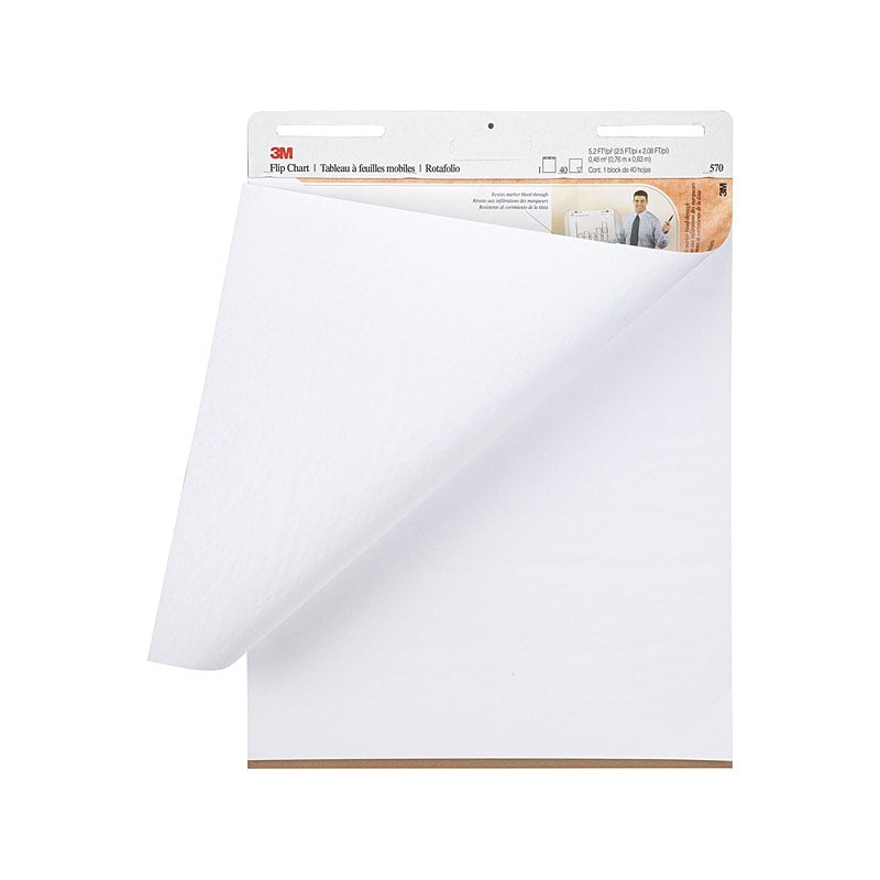 Post‑It Flip Chart White 635 x 762mm Box of 2