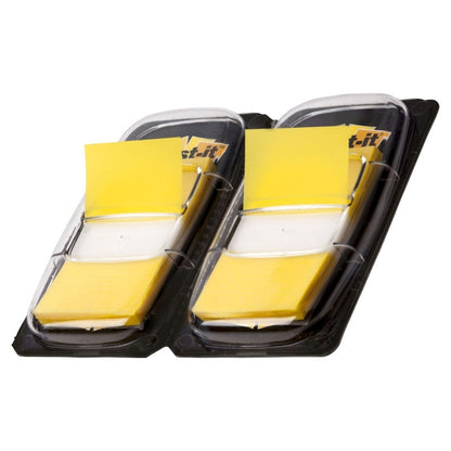 Post‑It Flags Yellow 25 x 43mm 2‑Pack Box of 6