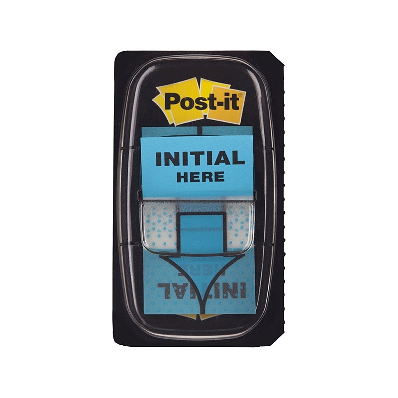 Post‑It Initial Here Flags 25 x 43mm 2‑Pack Box of 6