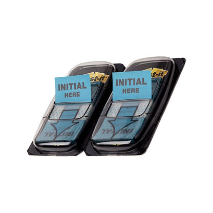 Post‑It Initial Here Flags 25 x 43mm 2‑Pack Box of 6