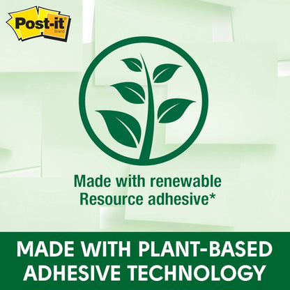 Post‑It Greener Pop‑Up Notes Pastel 76 x 76mm 6‑Pack