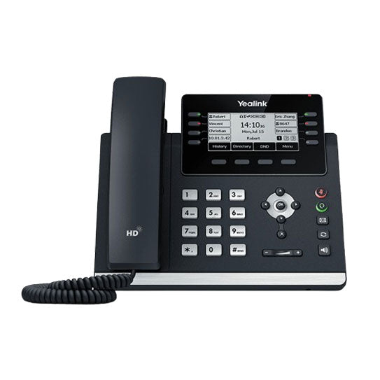 Yealink T43U 12‑Line IP Phone with 3.7" Graphical LCD