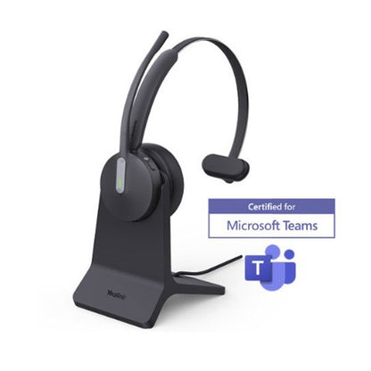 Yealink BH70 Teams Bluetooth Wireless Mono Headset with Stand Teams USB-C/A