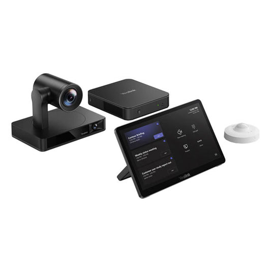Yealink MVC860 Microsoft Teams Rooms Kit with UVC86 4K Dual Camera, MCoreKit C5U & RoomSensor