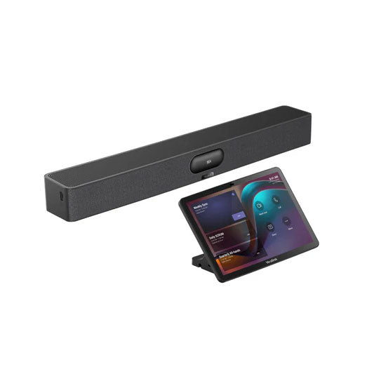 Yealink MeetingBar A25‑031 AI‑Powered Video Bar with 151° Triple‑Lens System & One‑Cable Solution for Teams & Zoom