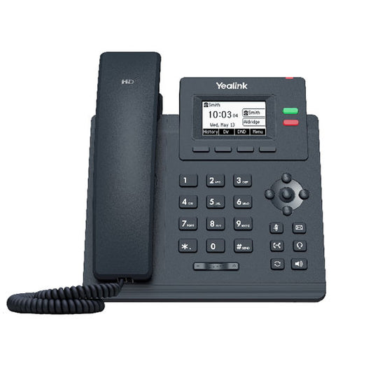Yealink T31G IP phone Basic Desk Phone with 2‑Line & HD Voice