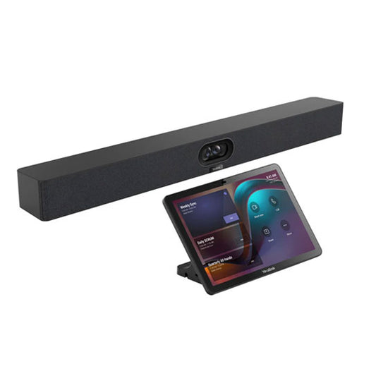 Yealink A40‑031 MeetingBar Kit + MD75 75" 4K MeetingDisplay with CTP25 Touch Panel & Wireless Casting