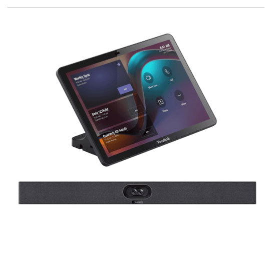 Yealink A40‑031 MeetingBar Kit + MD75 75" 4K MeetingDisplay with CTP25 Touch Panel & Wireless Casting