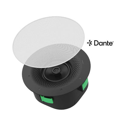 Yealink CS10 Dante Edition 2 Way Coaxial Ceiling Loudspeaker for Exceptional Sound Quality
