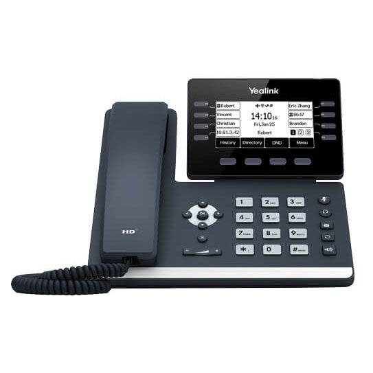 Yealink SIP‑T53W 12‑Line IP HD Phone with 3.7" Greyscale LCD