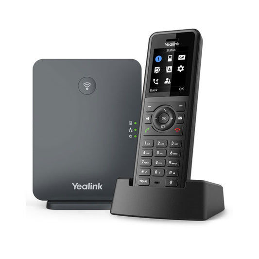Yealink W77P High‑Performance IP DECT Solution with W57R Rugged Handset & W70B Base Station