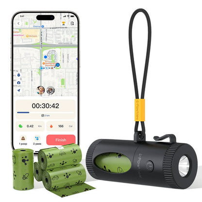 PawView Smart Poop Bag Dispenser - Black