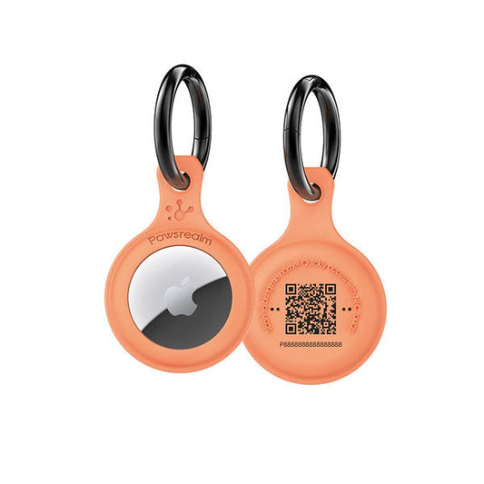 PawView Smart AirTag Holder - Orange